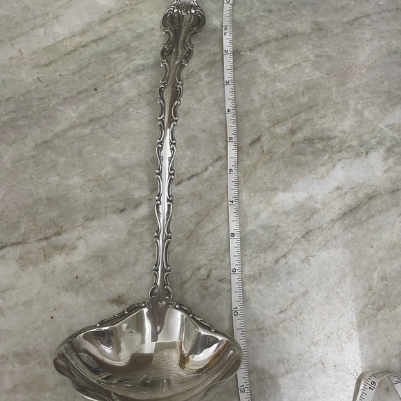 Rosenthal Sterling Silver Soup Ladle 12” MINT Condition - Picture 8 of 9